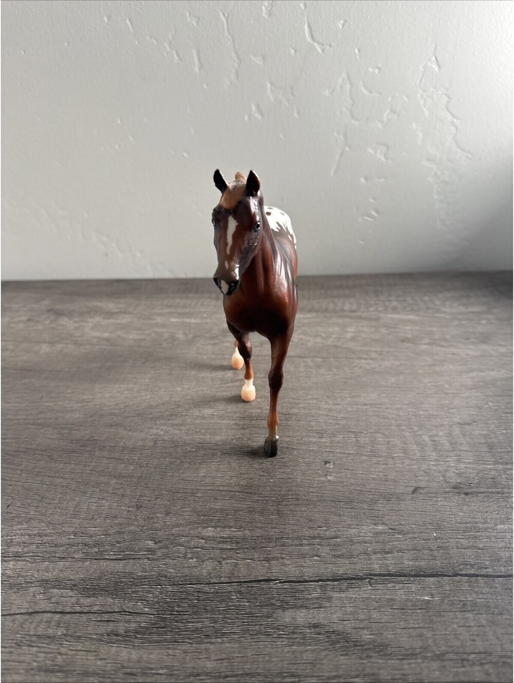Breyer Classic Ruffian Mold Chestnut Appaloosa Horse Figure EUC - Picture 2 of 4